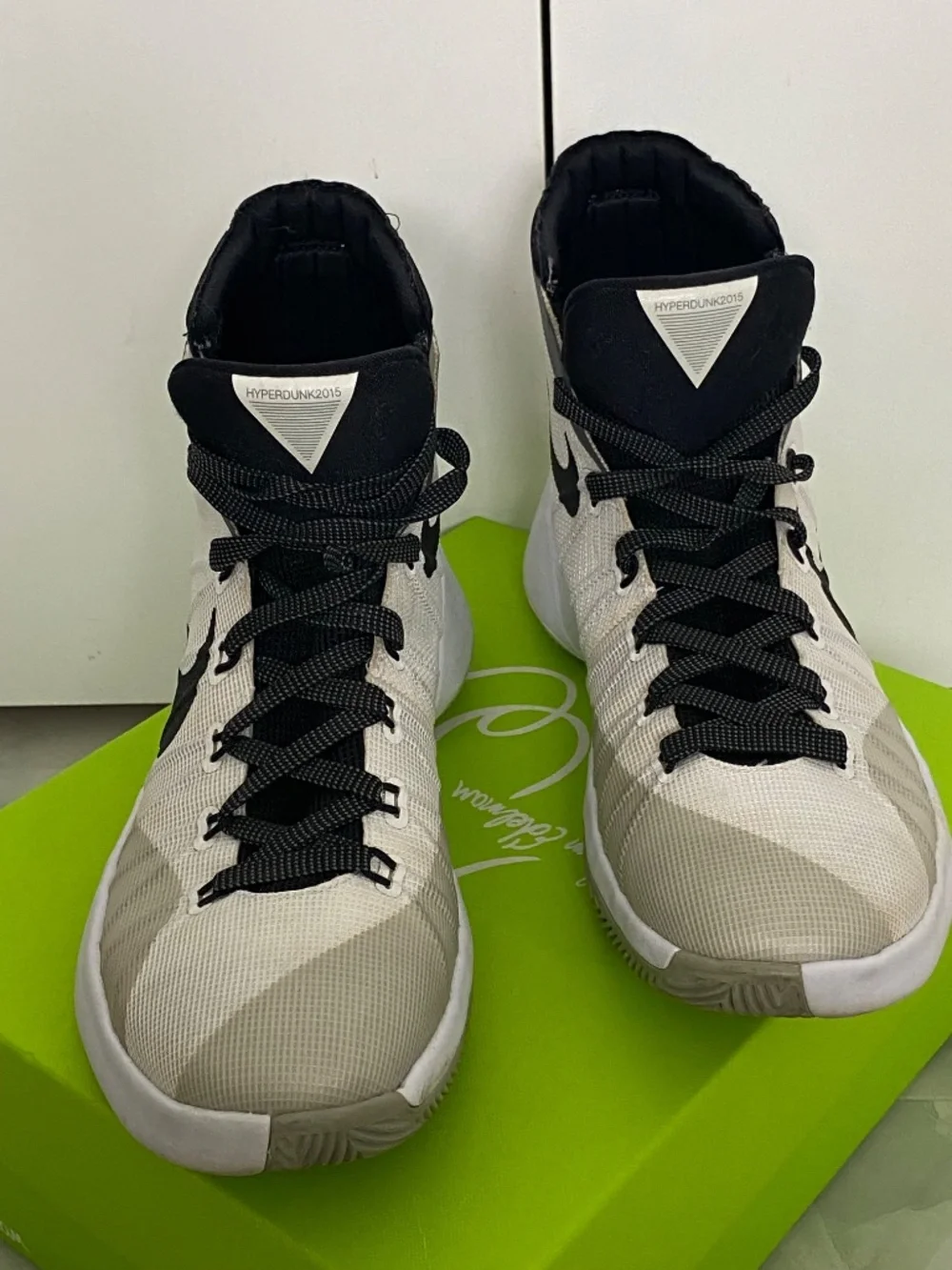 Nike Hyperdunk 2015 'White Black Wolf Grey' Men's 8.5